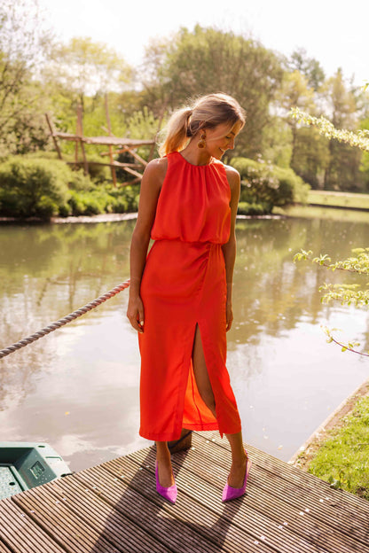 Damekjole festlig elegant aftenkjole til kvinder