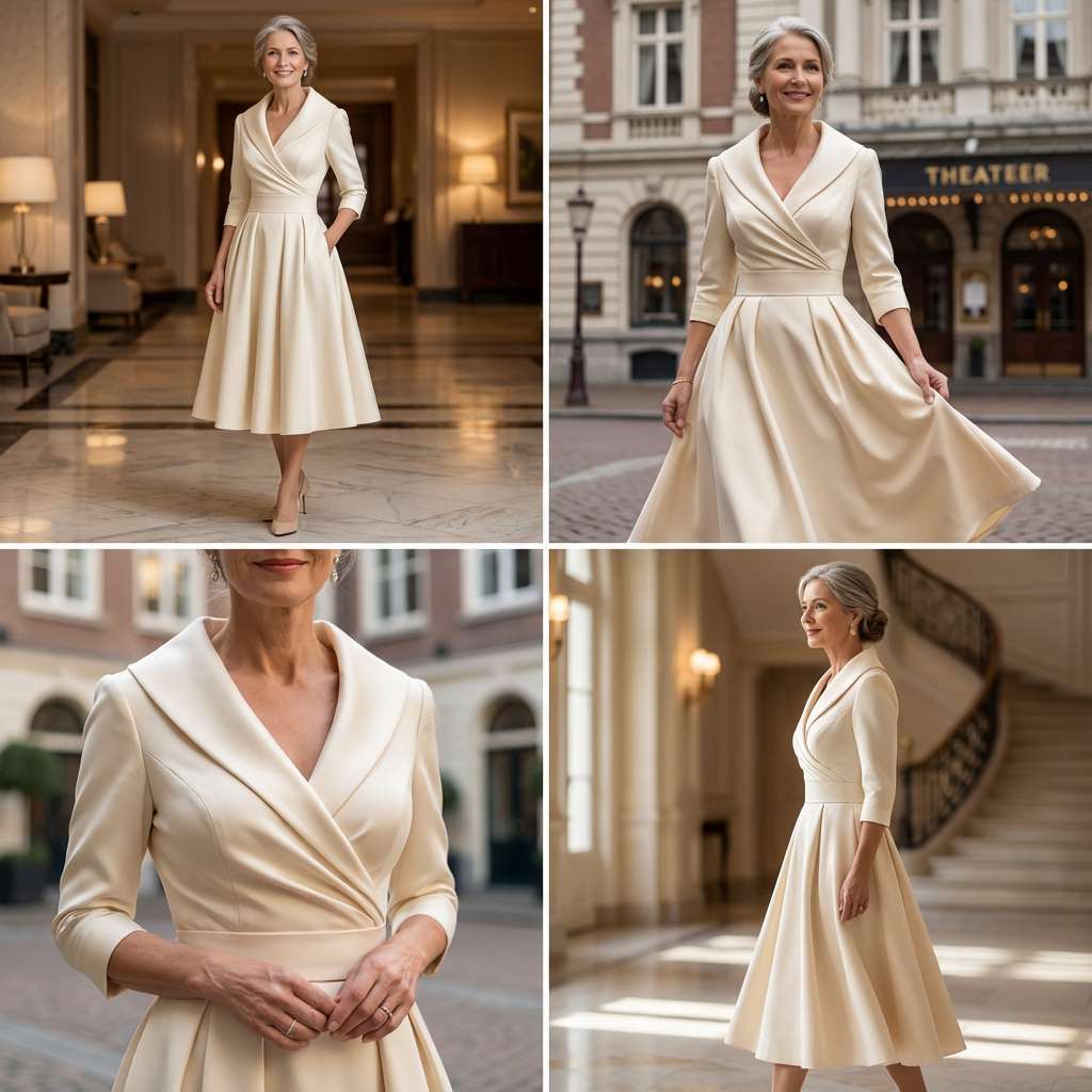 Gallakjole elegant tidløs festkjole til kvinder
