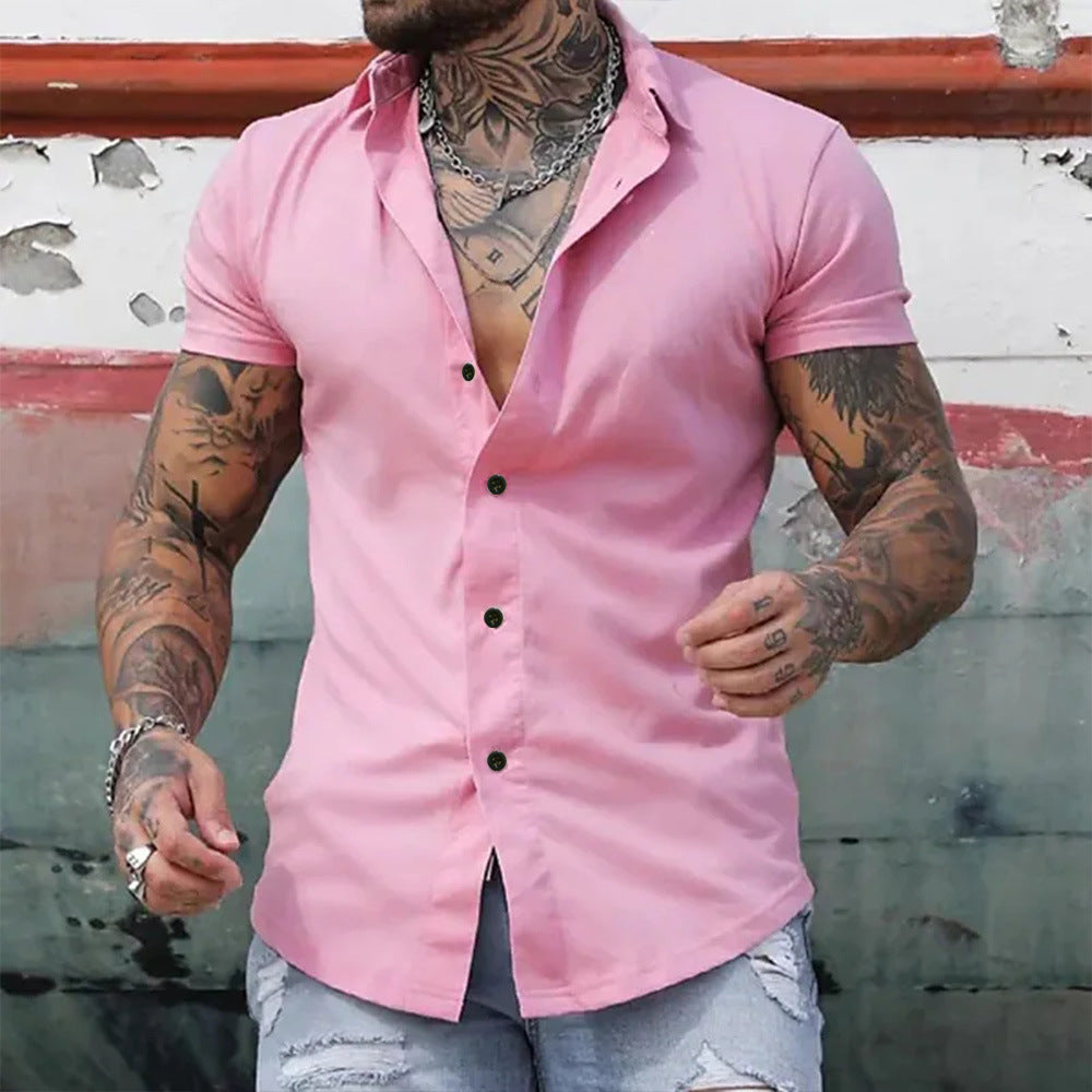 Dame skjorte elegant kortærmet sommer model
