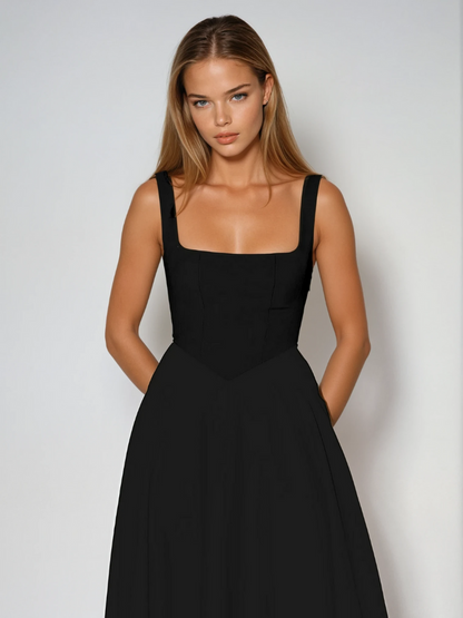 Sommerkjole elegant lang festkjole
