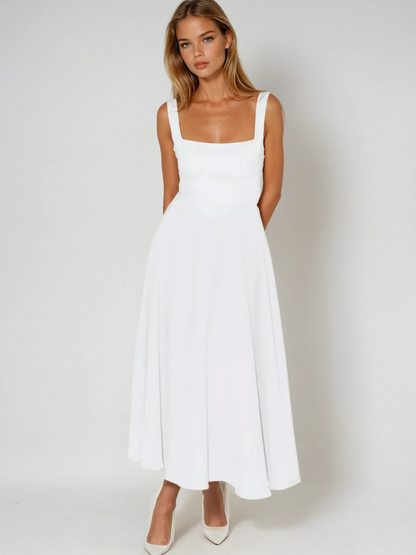 Sommerkjole elegant lang festkjole