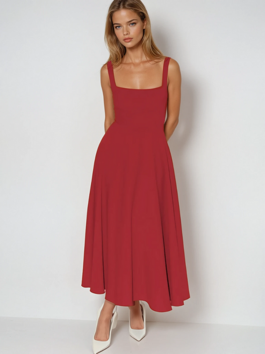 Sommerkjole elegant lang festkjole