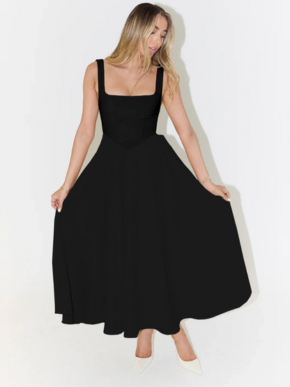 Sommerkjole elegant lang festkjole