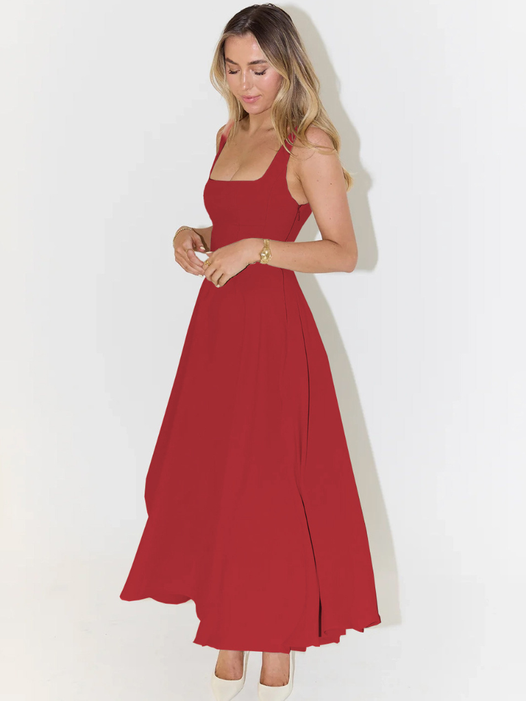 Sommerkjole elegant lang festkjole