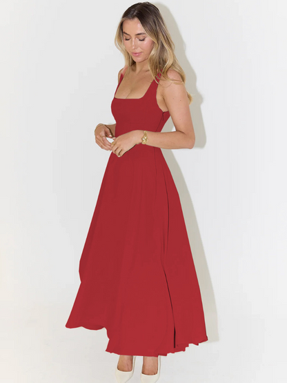 Sommerkjole elegant lang festkjole