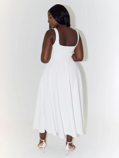 Sommerkjole elegant lang festkjole