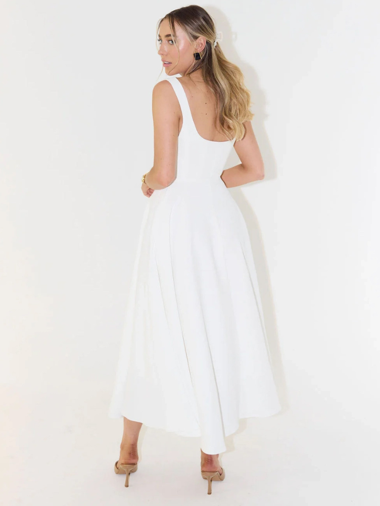 Sommerkjole elegant lang festkjole