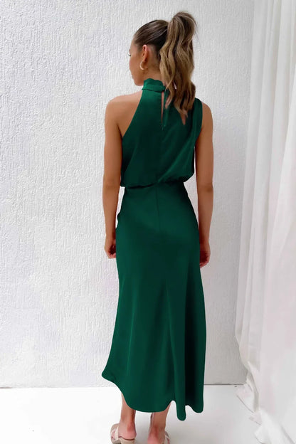 Gallakjole elegant midi aftenkjole