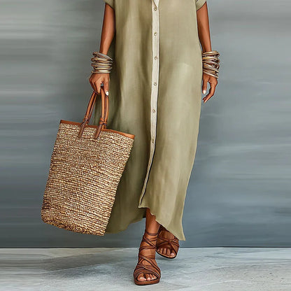 Damesandal flad elegant strandsandal