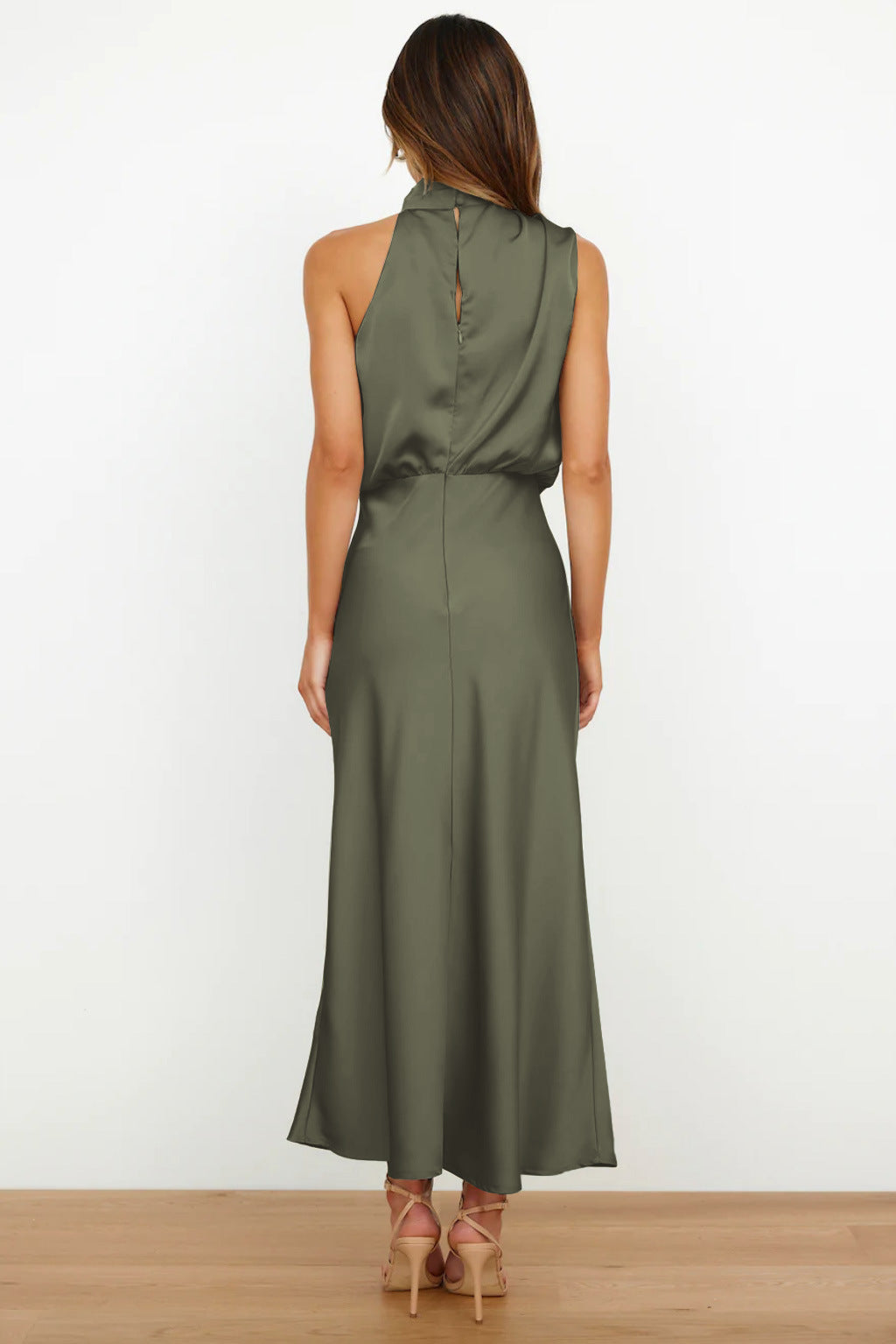 Gallakjole elegant midi aftenkjole