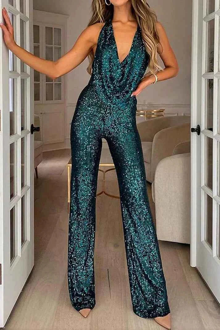 Jumpsuit elegant palliet glamour