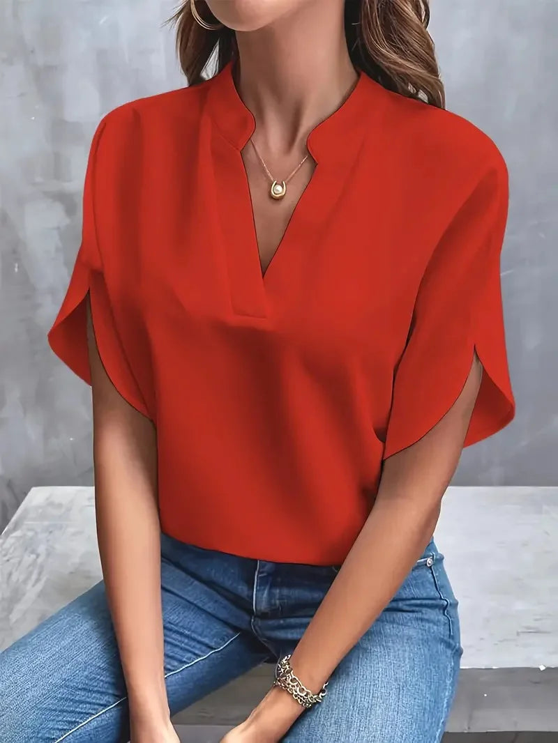 Dame bluse elegant sommer top