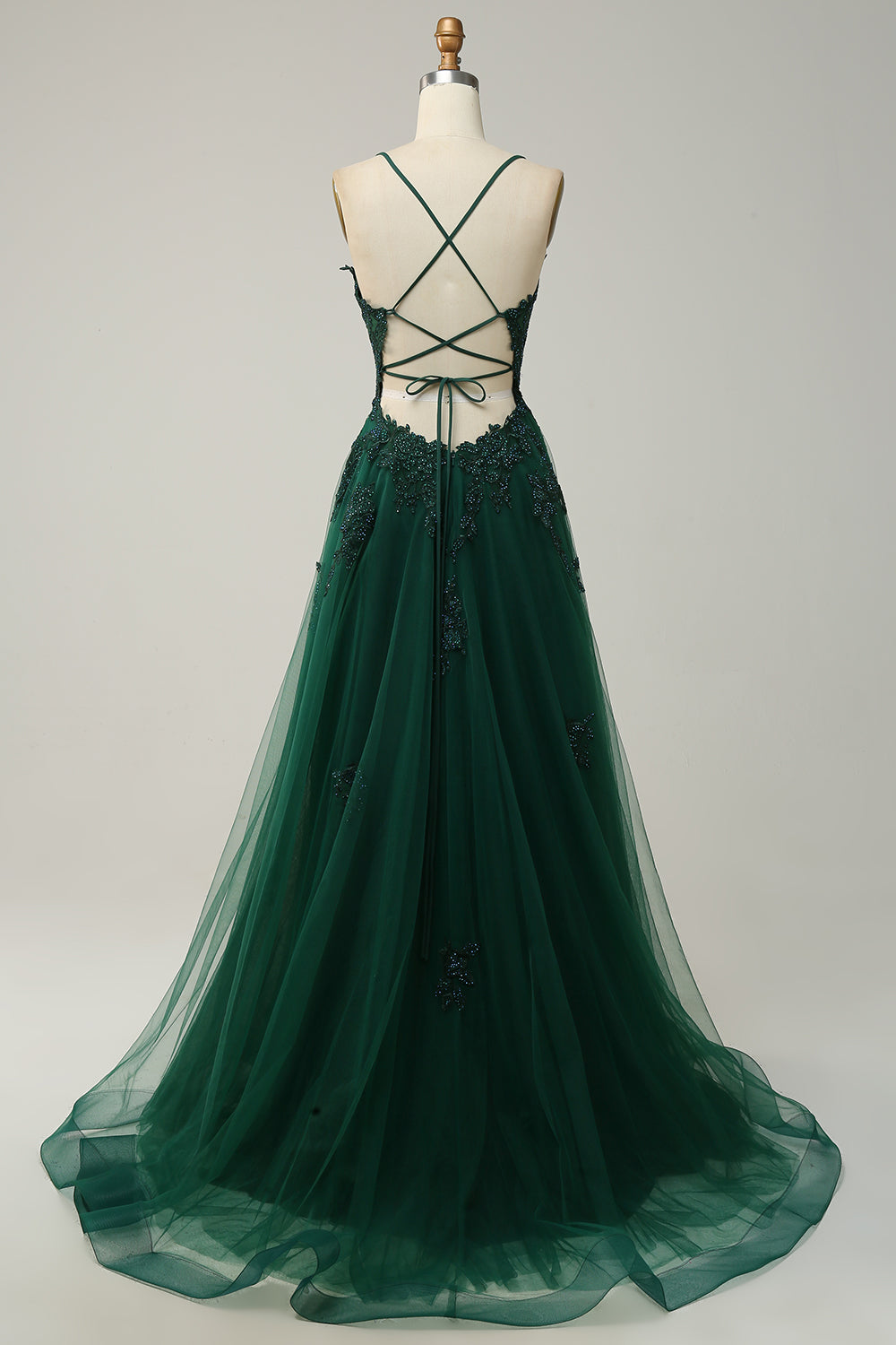 Gallakjole elegant A-linje galla festkjole