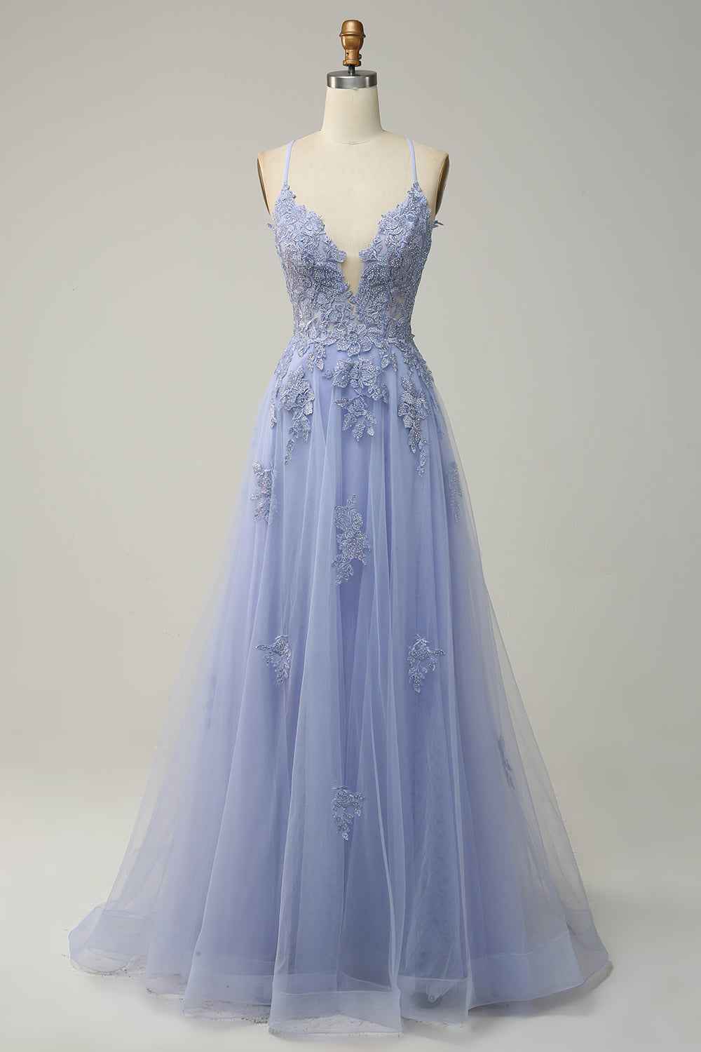 Gallakjole elegant A-linje galla festkjole