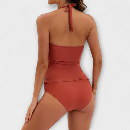 Tankini dame elegant todelt strandtøj