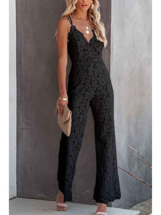 Jumpsuit kvinde elegant blonde festdragt
