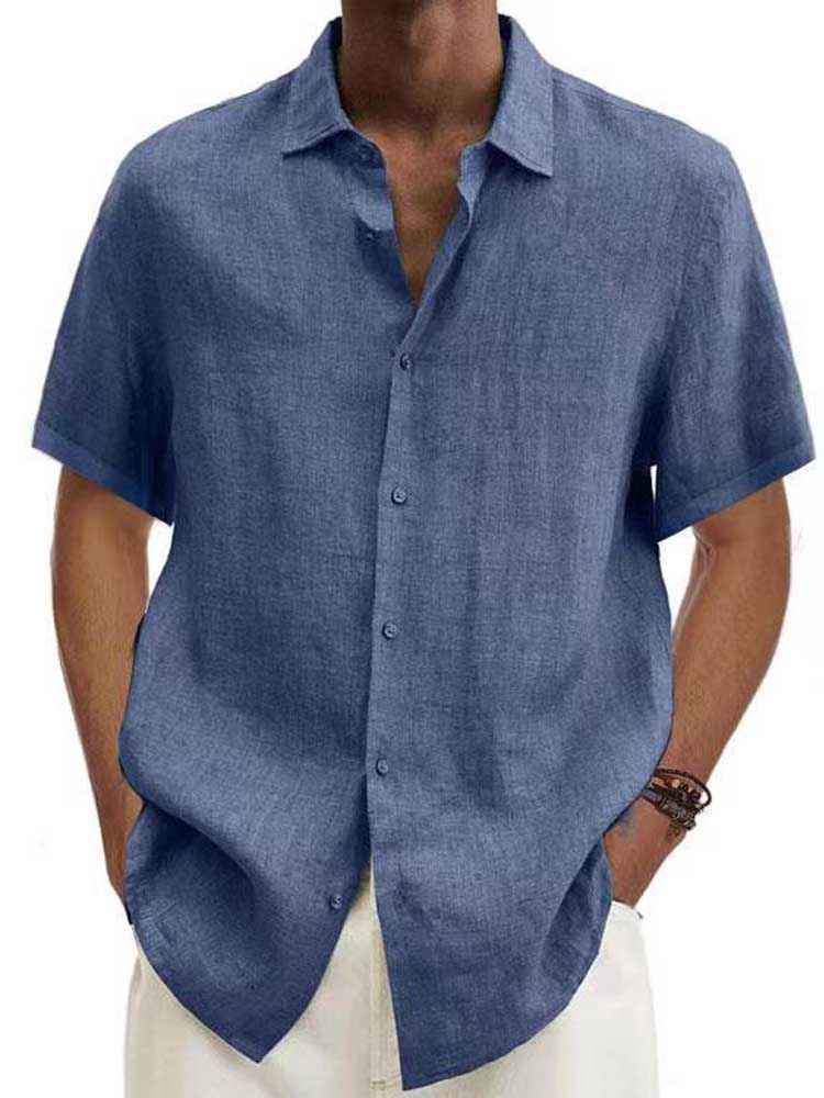 Dame skjorte afslappet hør look sommer top