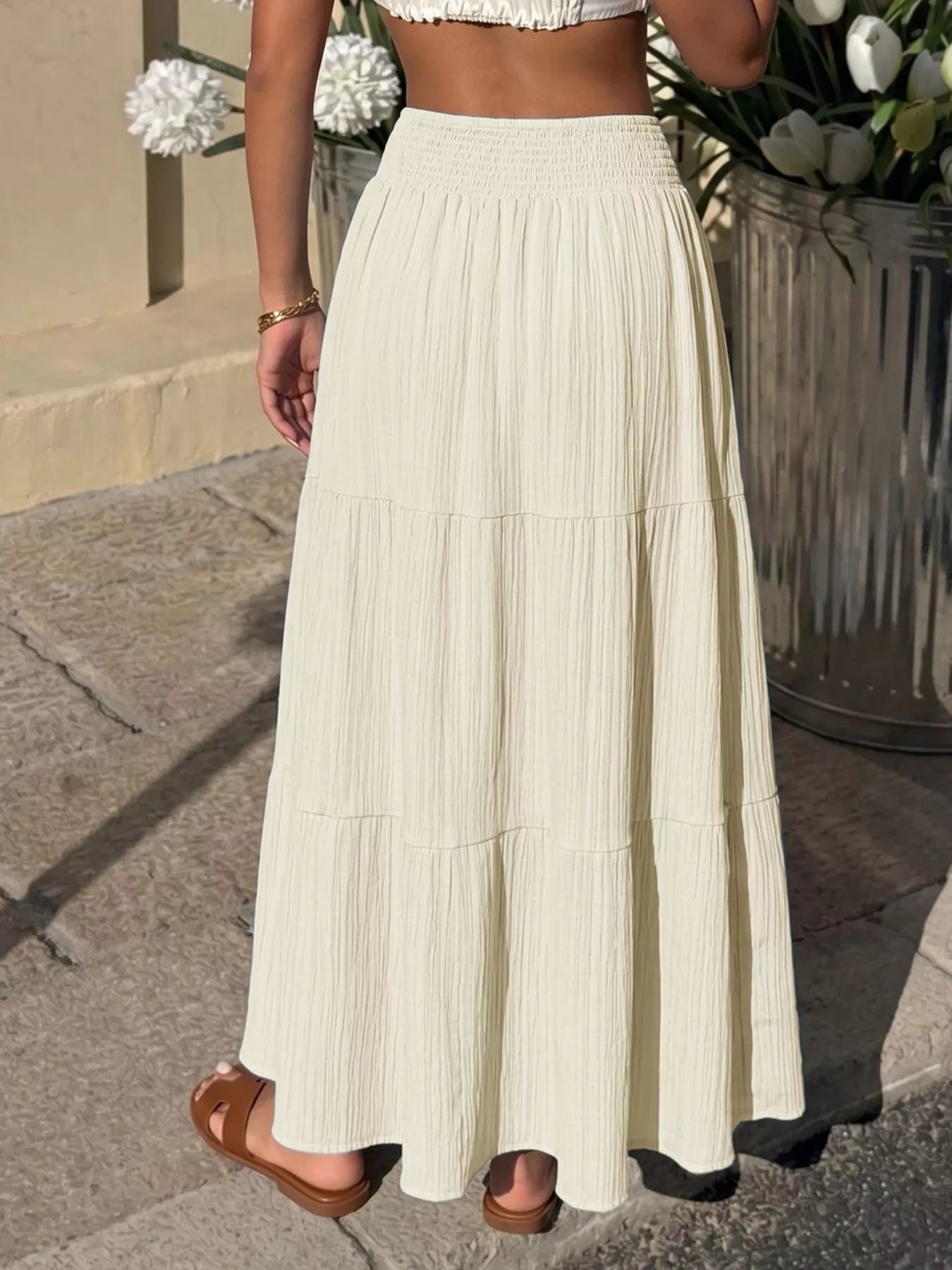 Dame nederdel elegant lang festnederdel