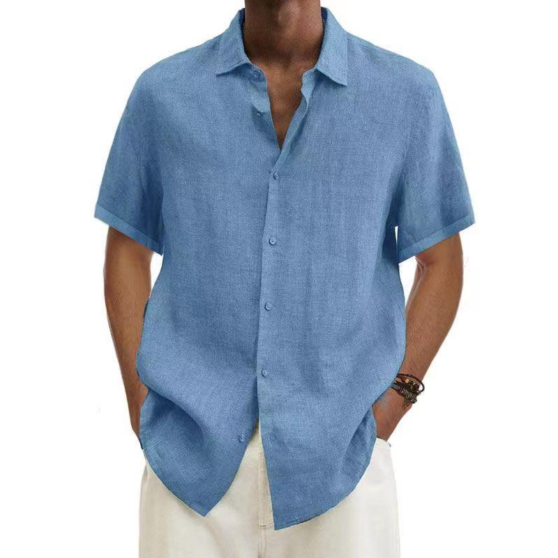 Dame skjorte afslappet hør look sommer top