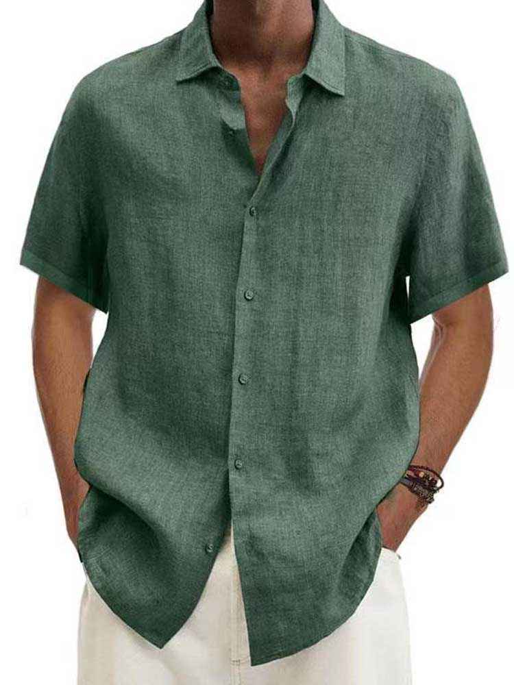 Dame skjorte afslappet hør look sommer top