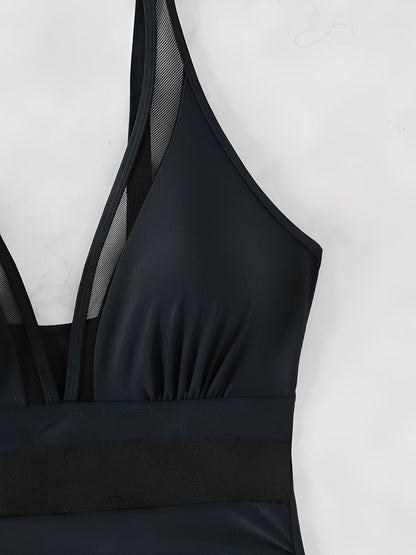 Dame badedragt elegant mesh strandtøj