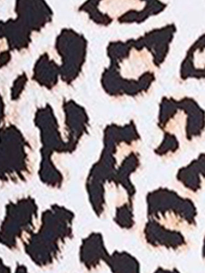 Badedragt dame leopardprint strandtøj